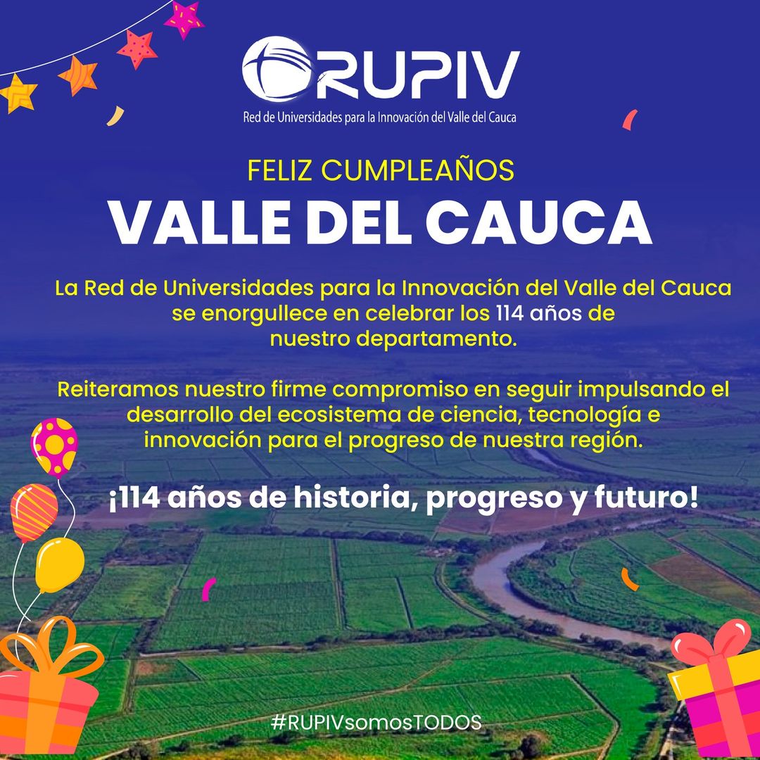 Feliz Cumpleaños al Valle del Cauca