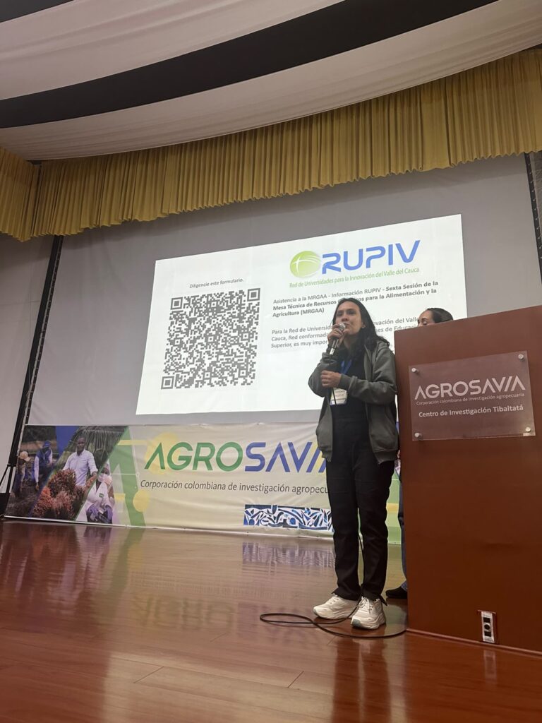 Presentación de la RUPIV durante el encuentro nacional.